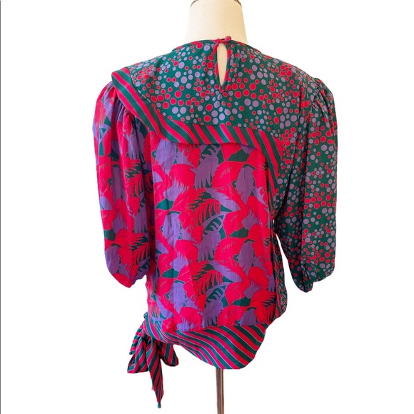 Vintage Susan Freis 80s top - Picture 3 of 5